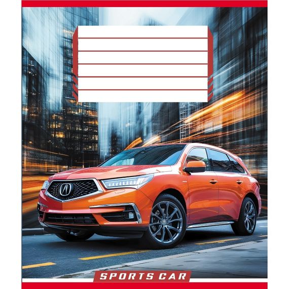 Зошит учнівський "На швидкості світла" 036-570250K-2 в клітинку, 36 аркушів