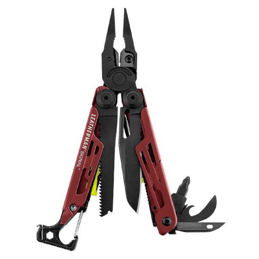 Мультитул Leatherman Signal Crimson 832745 спеціалізований інструмент для виживання та кемпінгу JB-68 | Зображення 1