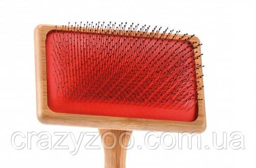 Пуходерка для собак и котов Artero Juliet L Nature Collection с защитным покрытием на зубцах 12x8x2 см P775 | Зображення 1
