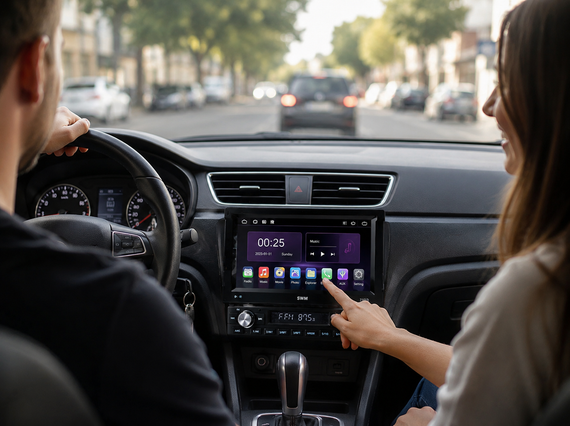 Автомагнітола із сенсорним дисплеєм SWM 7102 1DIN / Магнітала з Bluetooth / Car Stereo MP5 | Зображення 3