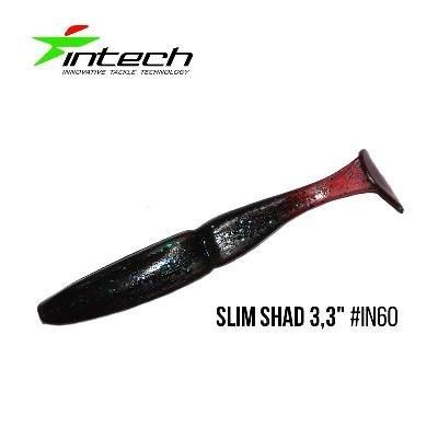 ".Приманка Intech Slim Shad 3,3"(7 шт) (IN60)