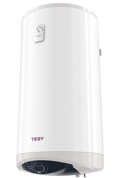 Водонагрівач Tesy Modeco Ceramic круглий GCV 1004724D C21 TS2RC 100 л, 2,4 кВт, "сухий" ТЕН, вертикальний, циліндричний, білий (302481)