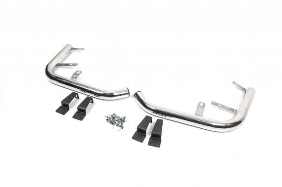 Задні куточки AK003 (2 шт., нерж) для Volkswagen T6 2015-2024, рр | Зображення 2