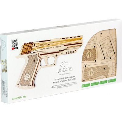 Конструктор Ugears Пистолет Вольф-01 (70047) | Зображення 7
