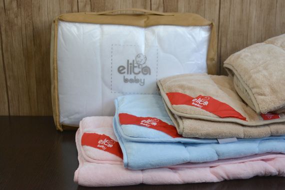 Дитяча ковдра з подушкою Elita 95х145 см. Белый | Зображення 1