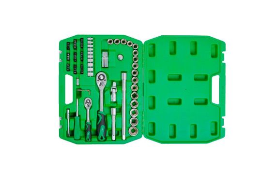 Набор инструмента Intertool - 1/4" x 1/2" 82 ед. SemiPro (ET-6082SP) | Зображення 1