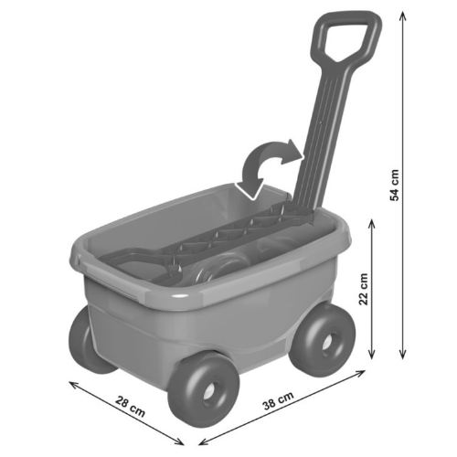 Ігровий Набір для гри з піском та водою (у возику) Технок 1409 | Зображення 1