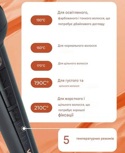 Плойка для волосся VGR V-581 45 Вт чорна | Зображення 2