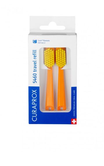 Набір змінних насадок Curaprox TS/brush heads до дорожнього набору CS 5460 travel refill (6 варіацій кольорів ручки та щетини) | Зображення 3
