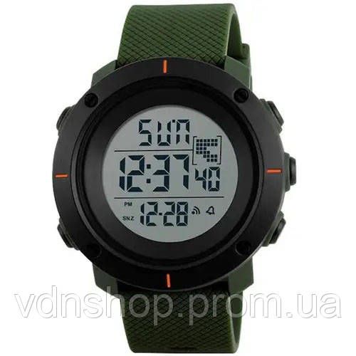 Військові годинники з підсвічуванням SKMEI 1213AG, Фірмові спортивні годинники Спецназ RN-50 | Зображення 5