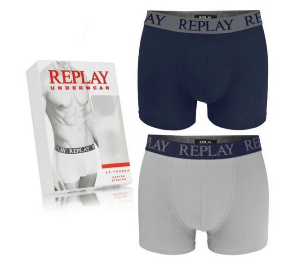 Чоловічі анатомічні труси боксери Replay (2 шт) | Зображення 1