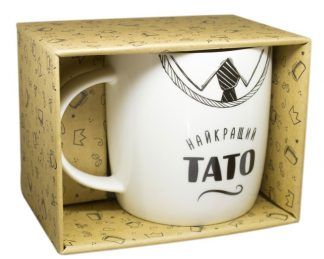Кружка Kvarta Найкращий Тато Kv-1801 360 мл біла | Зображення 2