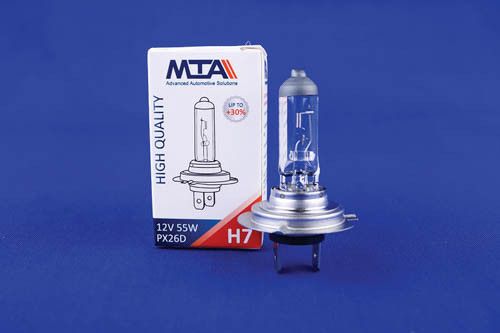 Лампа автомобільна H7 12 V 55 W PX26D (ближна/даля, протитуманна) MTA 80715 HBC11