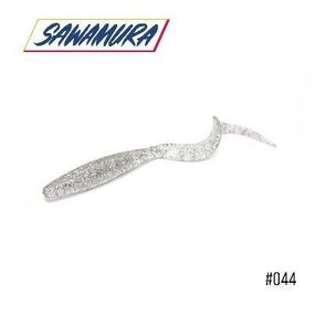 Силиконовая приманка, Съедобный силикон Твистер Sawamura One'Up Curly  3.5" 6 шт. 044