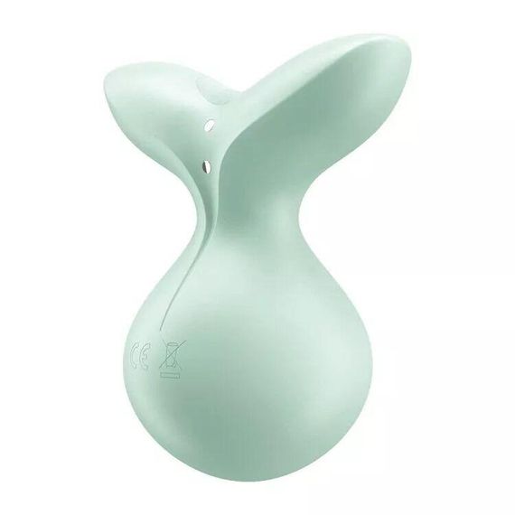 Мінівібромасажер Satisfyer Viva la Vulva 3 Mint Sex Aura | Зображення 3