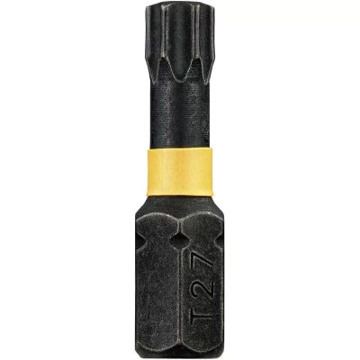 Набор бит DeWALT IMPACT TORSION, ударные, Torx, Т27, L= 25 мм, 5 шт (DT7383T) | Зображення 1