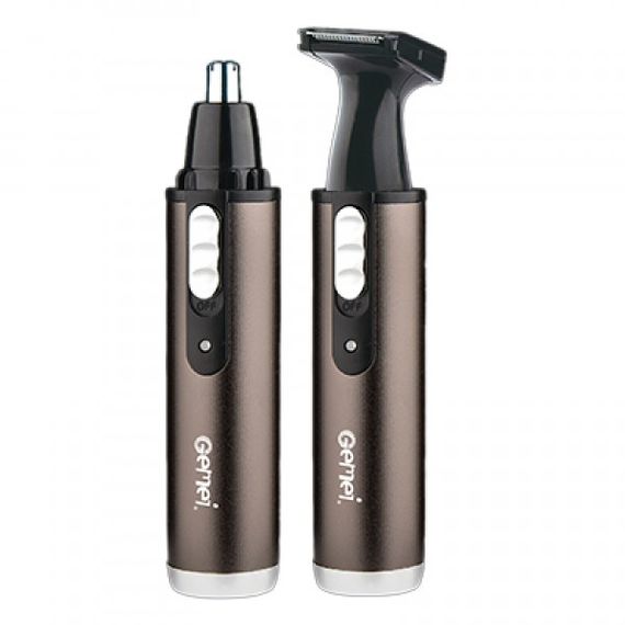 Тример GEMEI GM-3112 2в1, електробритва з насадками для бороди, триммер для бороди, триммер бездротової | Зображення 2