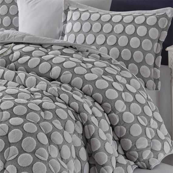 Комплект постільної білизни з ковдрою Clasy Wellsoft полуторний Perle Gri | Зображення 2