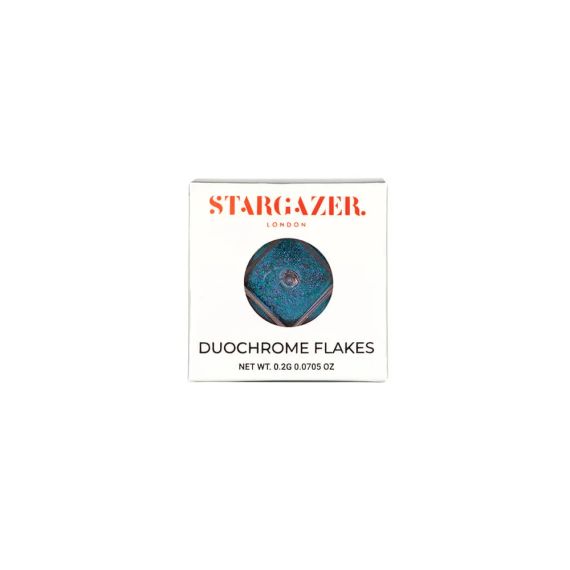 Дуохромные хлопья (блестки) Синий/Фиолетовый (пигменты для глаз) Stargazer DUOCHROME FLAKES Blue/Purple | Зображення 2