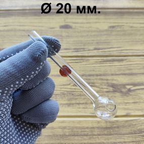 Стеклянная трубка Pocketbowl Stand Oil Amber