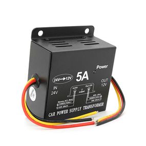 Перетворювач авто інвертор DC/DC 24v-12v 5A GS-D105
