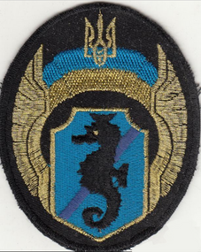 Шеврон 73 Морской центр специальных операций Очаков Морские котики (цветной)