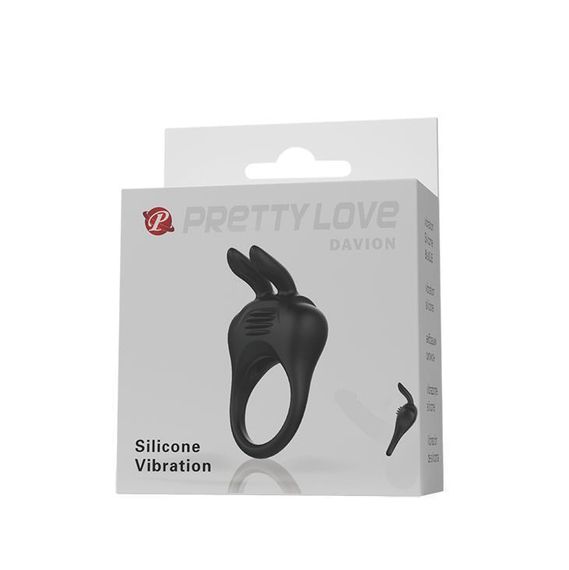 Ерекційне віброкільце PRETTY LOVE - DAVION, Silicone Vibration Sex Aura | Зображення 7