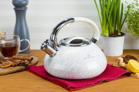 Чайник із свистком Edenberg EB-1900-White 3 л білий