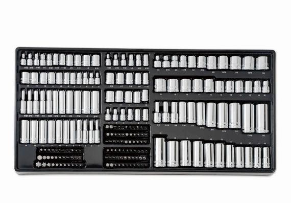 Набір головок, біт, шестигранних та накидних ключів DeWalt 1/4 3/8 1/2 341 предмет (DWMT45341-1) | Зображення 1