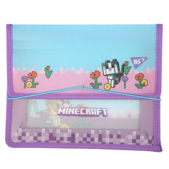 Папка для зошит на резинці В5 YES Minecraft Spring 492308 20х24х5 см
