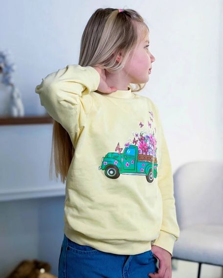 Джемпер для дівчинки Носи своє 146 Жовтий (p-4540-132914) | Зображення 6