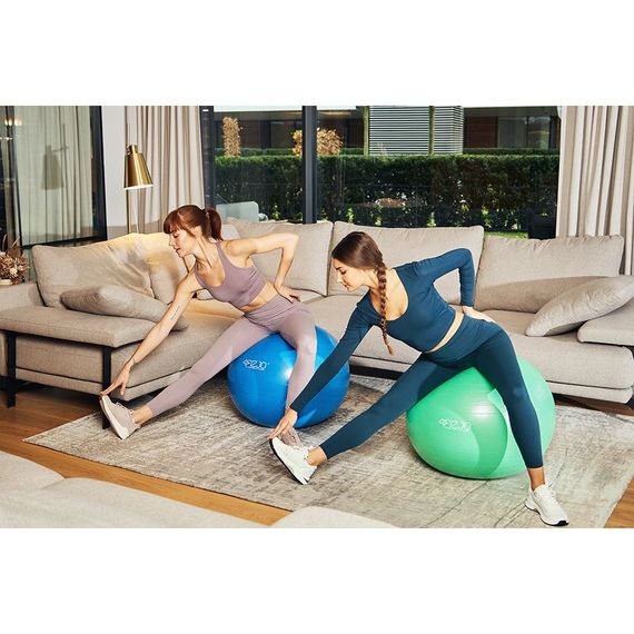 М'яч для фітнесу (фітбол) 4FIZJO 65 см Anti-Burst Blue 4FJ0030 (P-5907222931493) | Зображення 7