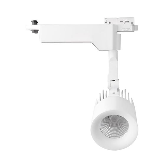 Светильник трековый поворотный LED 411/30W CW WH COB | Зображення 4