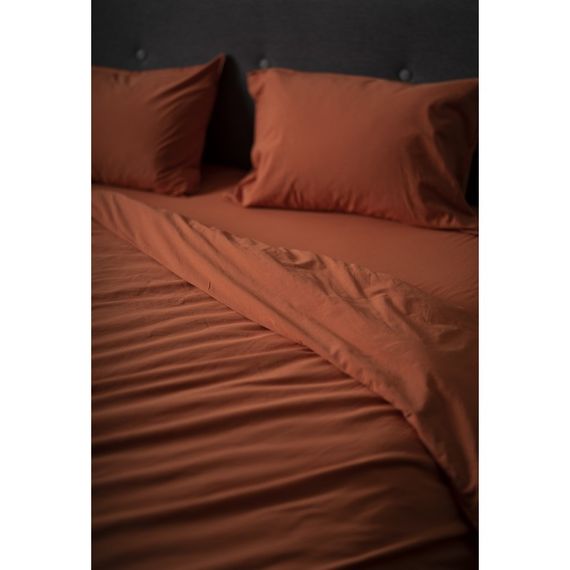 Комплект постельного белья SoundSleep Stonewash Adriatic евро orange кирпичный | Зображення 4