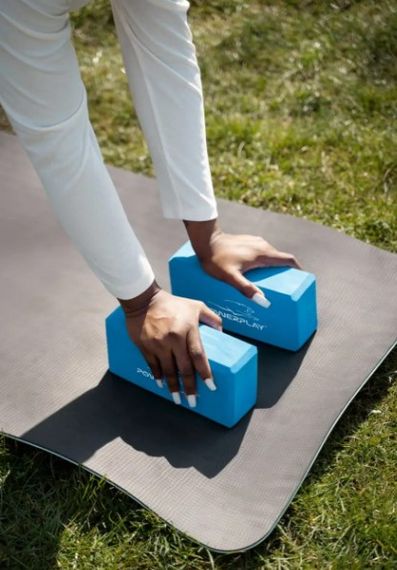 Блок для йоги PowerPlay 4006 Yoga Brick Синій (PP_4006_Blue_Yoga_Brick) | Зображення 2