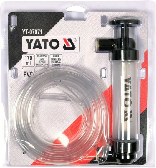 Помпа для переливу масла перекачування рідин насос YATO YT-07071