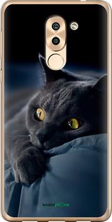 Чохол на Huawei Mate 9 Lite Димчастий кіт "825u-474-2448"