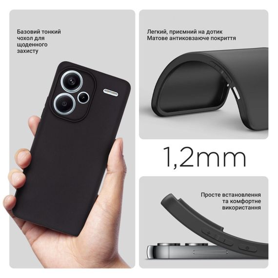 Чохол до мобільного телефона BeCover Xiaomi Redmi Note 13 Pro Plus 5G Black (710917) | Зображення 2