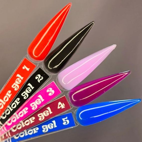 Гель для нарощення нігтів Mi Color Gel 1 (червоний) 30мл | Зображення 2