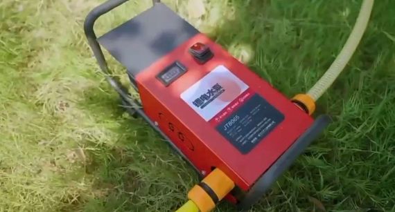 Помпа для води Pump-04 2 акб, 3м-водозабору, 5м-шланга + розпилювач | Зображення 1