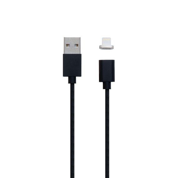 Кабель USB Cable Magnetic Clip-On Lightning Колір Сталевий | Зображення 2