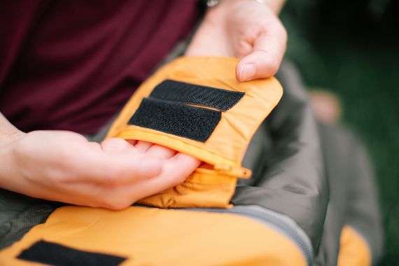 Спальний мішок Tramp Airy Light ковдра з капюш лівий yellow/grey 190/80 UTRS-056 | Зображення 3