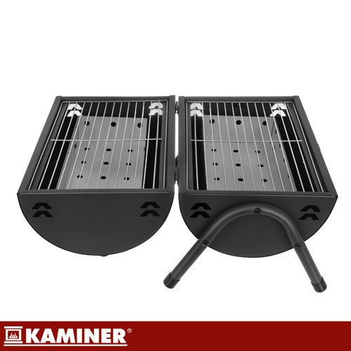 Садовий туристичний мангал Kaminer 27322 38х30х40см | Зображення 3