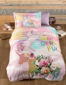Постельное белье First Choice 3D Satin 160×220 Rainbow