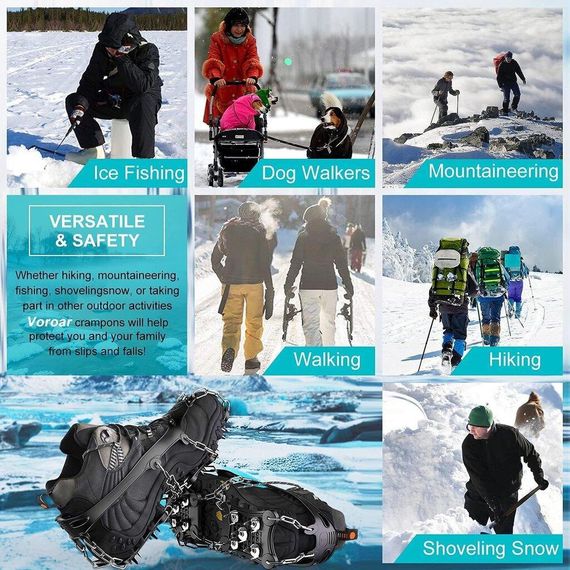 Неслизькі шипи для взуття Wirezoll, розмір L, 41-46 | Зображення 5