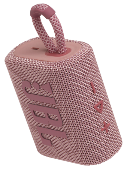 Портативна акустика JBL Go 3 Pink (JBLGO3PINK) (JBLGO3PINK) | Зображення 4