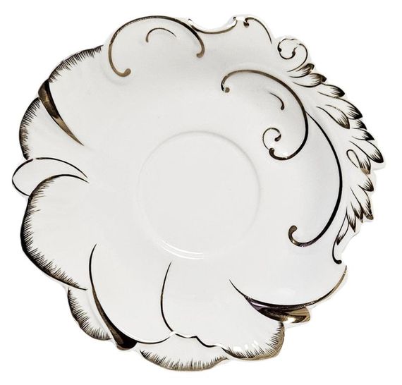 Блюдца порцелянові "Princess Gold" 6 блюдець Ø15см