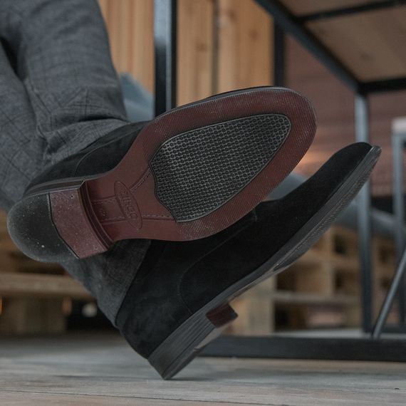 Чорні замшеві туфлі 39 розмір | Зображення 6