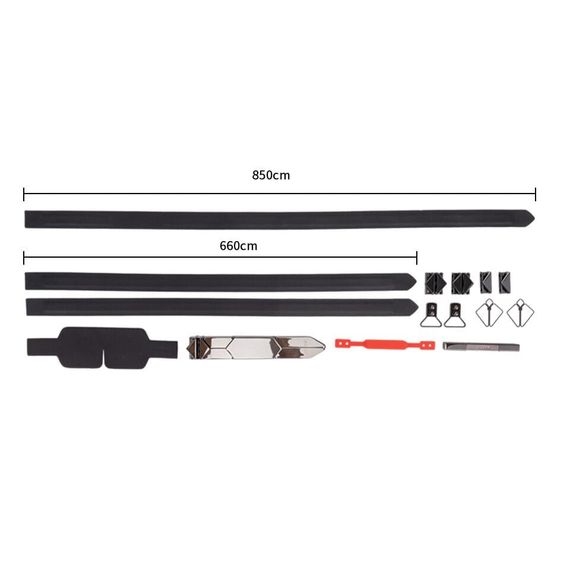 БДСМ-набор LOCKINK Teasing & Impact-Play Set Черный | Зображення 3