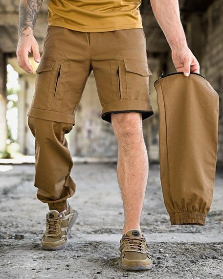 Тактичні штани шорти джоггери MINISTERIUM койот ПП7806